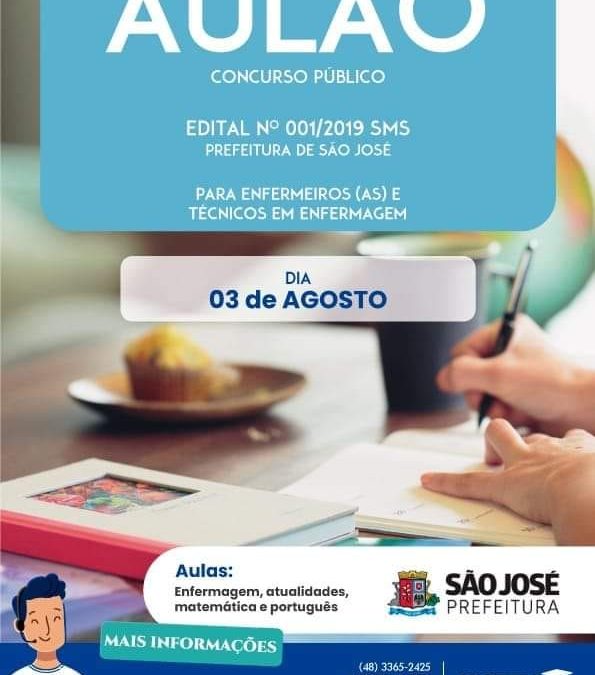 Aulão Concurso Público da Prefeitura Municipal de São José